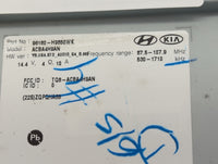 2018-2019 Kia Rio Radio AM FM Cd Player Receiver Replacement P/N:96180-H9850WK Fits Fits 2018 2019 OEM Used Auto Parts - Oem