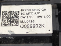 2018-2019 Kia Rio Climate Control Module Temperature AC/Heater Replacement P/N:97250H9020 Fits Fits 2018 2019 OEM Used Auto 