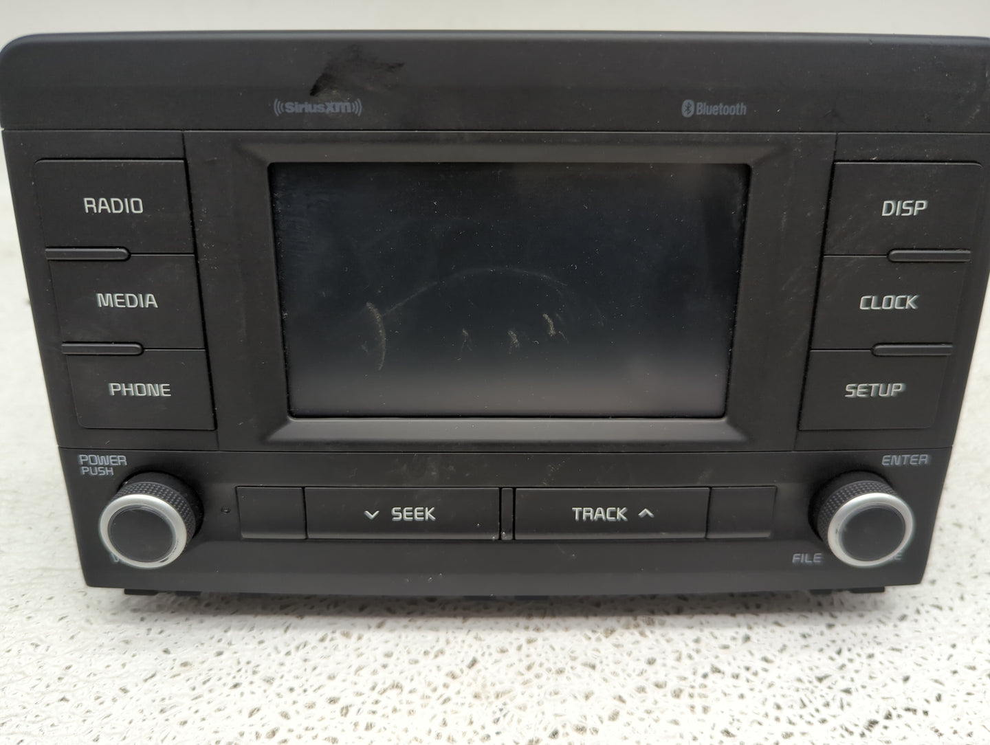 2018-2019 Kia Rio Radio AM FM Cd Player Receiver Replacement P/N:96180-H9850WK Fits Fits 2018 2019 OEM Used Auto Parts - Oem