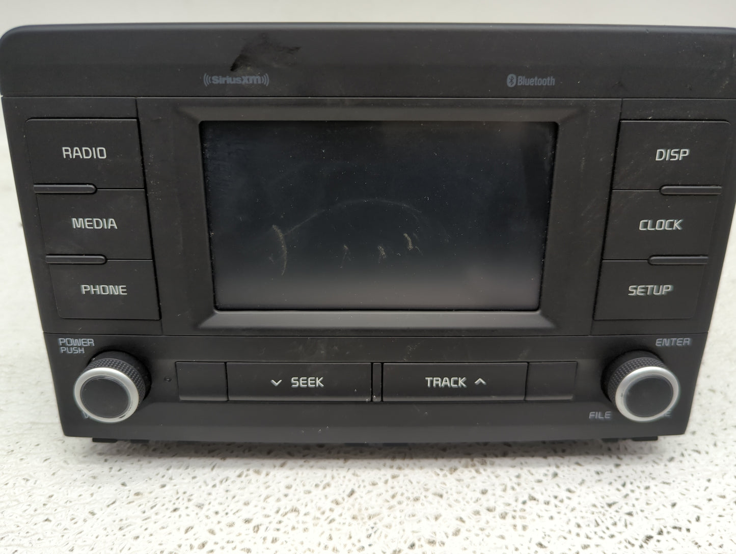 2018-2019 Kia Rio Radio AM FM Cd Player Receiver Replacement P/N:96180-H9850WK Fits Fits 2018 2019 OEM Used Auto Parts - Oem