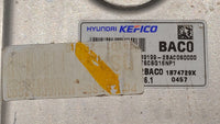 2018 Kia Rio PCM Engine Control Computer ECU ECM PCU OEM P/N:39199-2BAC0 Fits OEM Used Auto Parts - Oemusedautoparts1.com