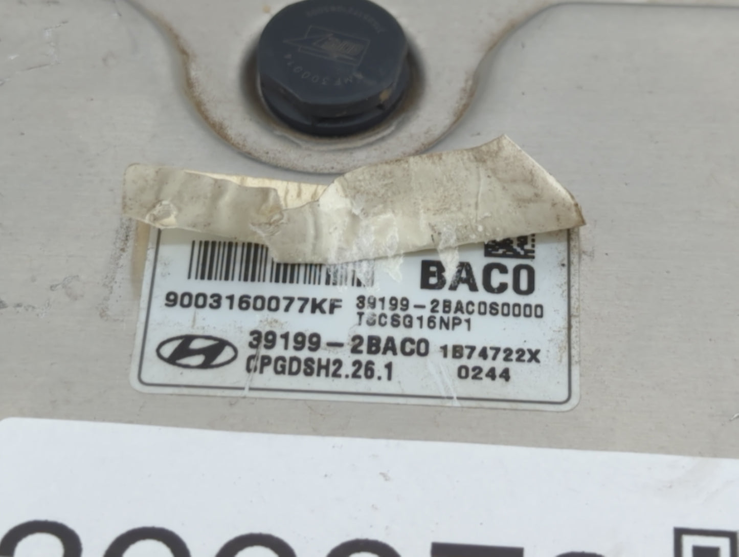 2018 Kia Rio PCM Engine Control Computer ECU ECM PCU OEM P/N:39199-2BAC0 Fits OEM Used Auto Parts - Oemusedautoparts1.com