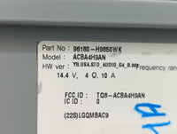 2018-2019 Kia Rio Am Fm Cd Player Radio Receiver - Oemusedautoparts1.com