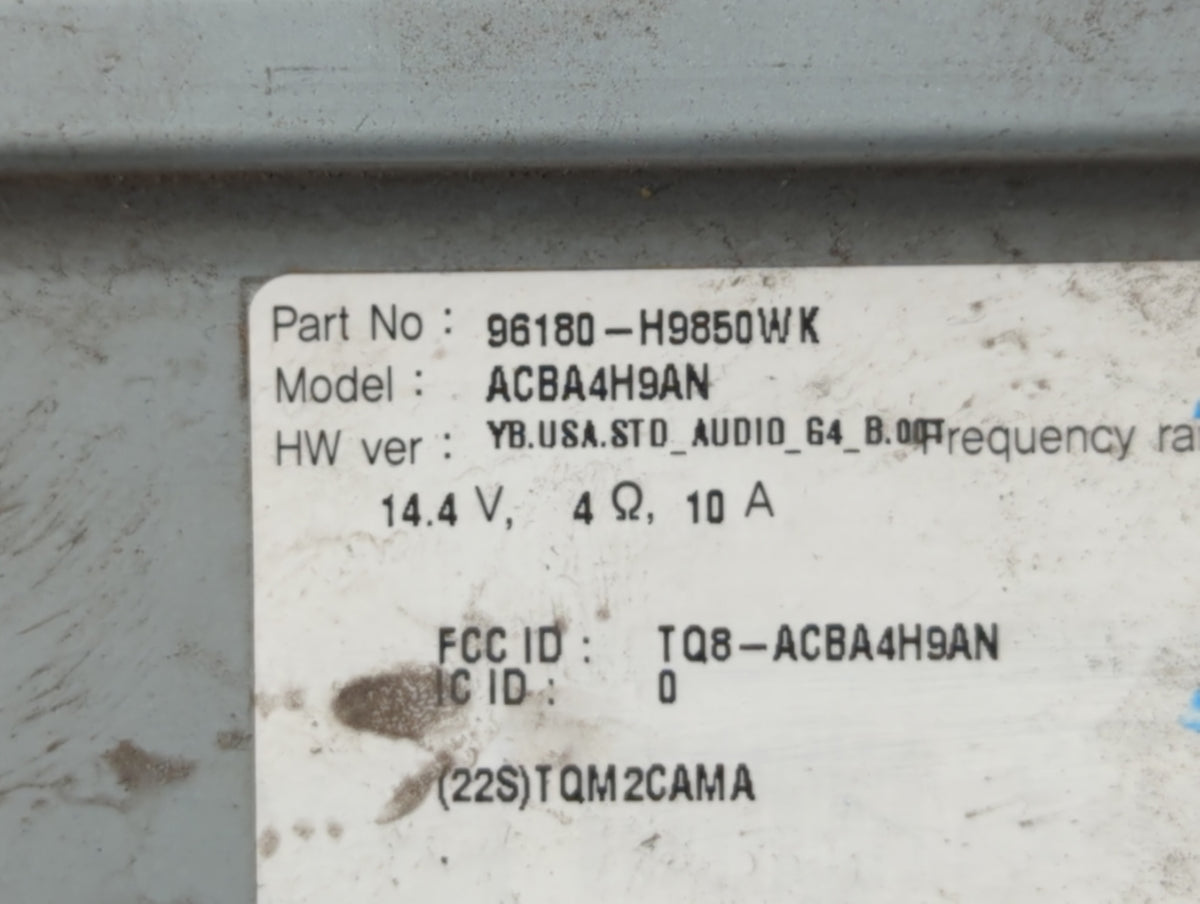 2018-2019 Kia Rio Am Fm Cd Player Radio Receiver 559631 - Oemusedautoparts1.com