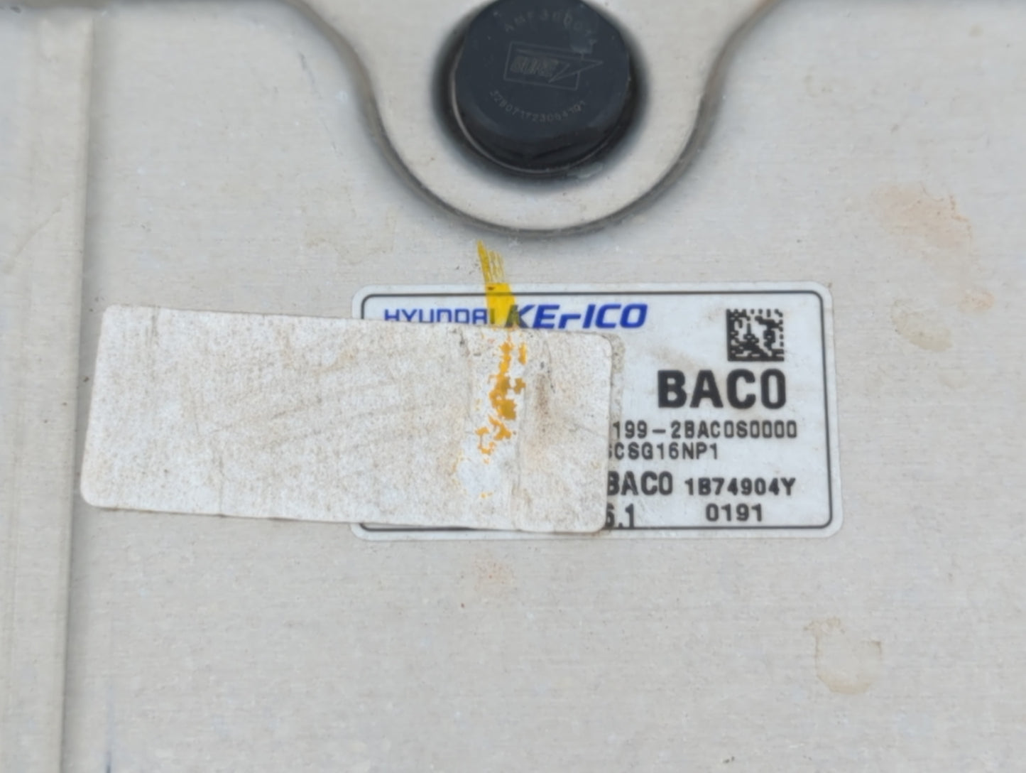 2018 Kia Rio PCM Engine Control Computer ECU ECM PCU OEM P/N:39199-2BAC0 Fits OEM Used Auto Parts - Oemusedautoparts1.com