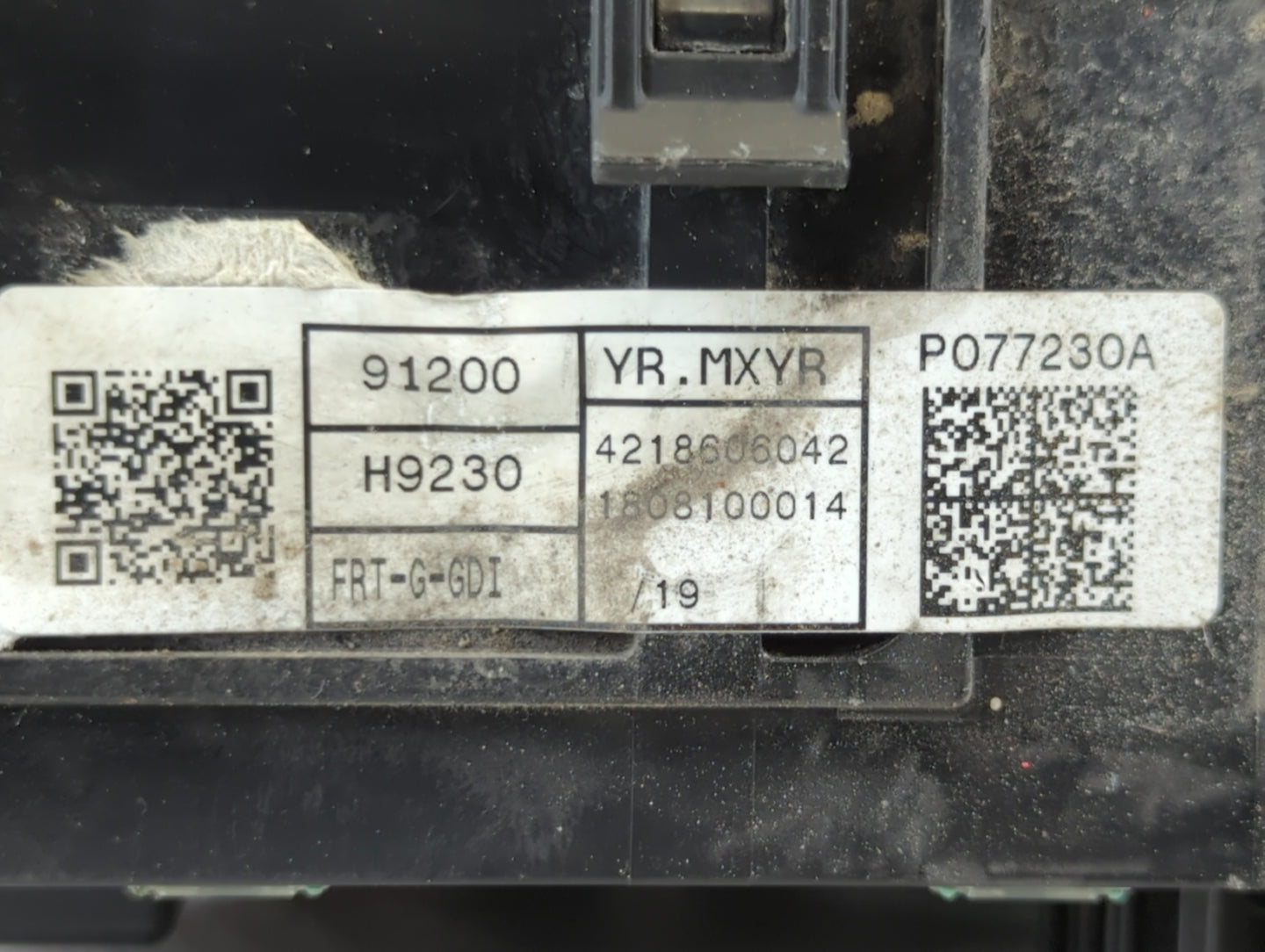 2018-2019 Kia Rio Fusebox Fuse Box Panel Relay Module P/N:91200 H9230 Fits Fits 2018 2019 OEM Used Auto Parts - Oemusedautop
