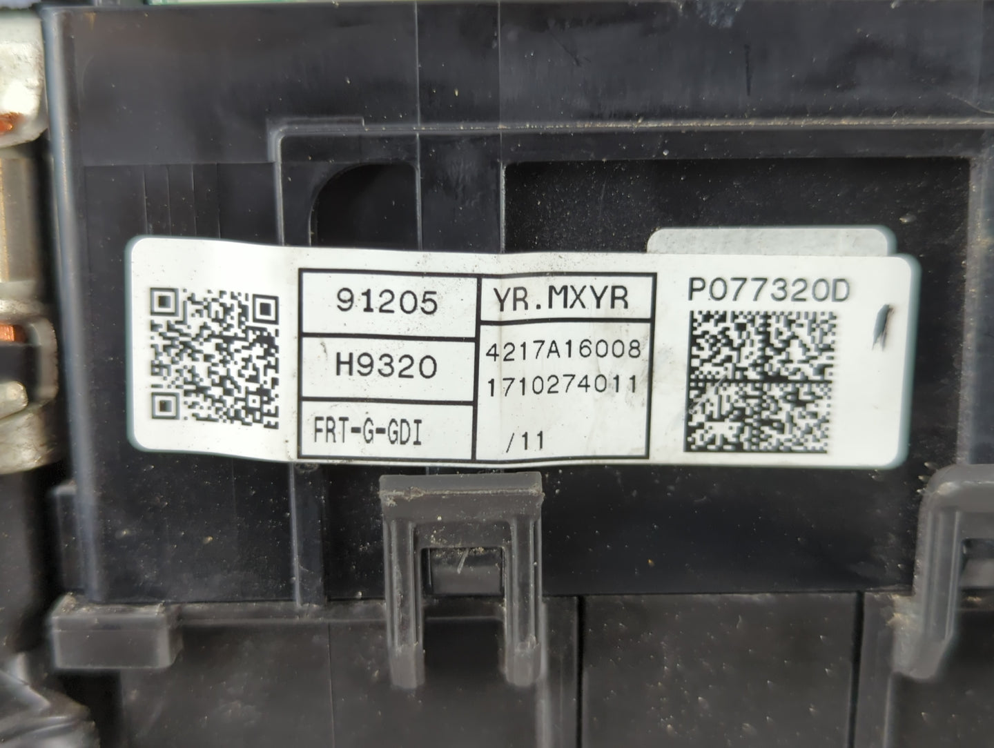 2018-2019 Kia Rio Fusebox Fuse Box Panel Relay Module P/N:91205 H9320 Fits Fits 2018 2019 OEM Used Auto Parts - Oemusedautop