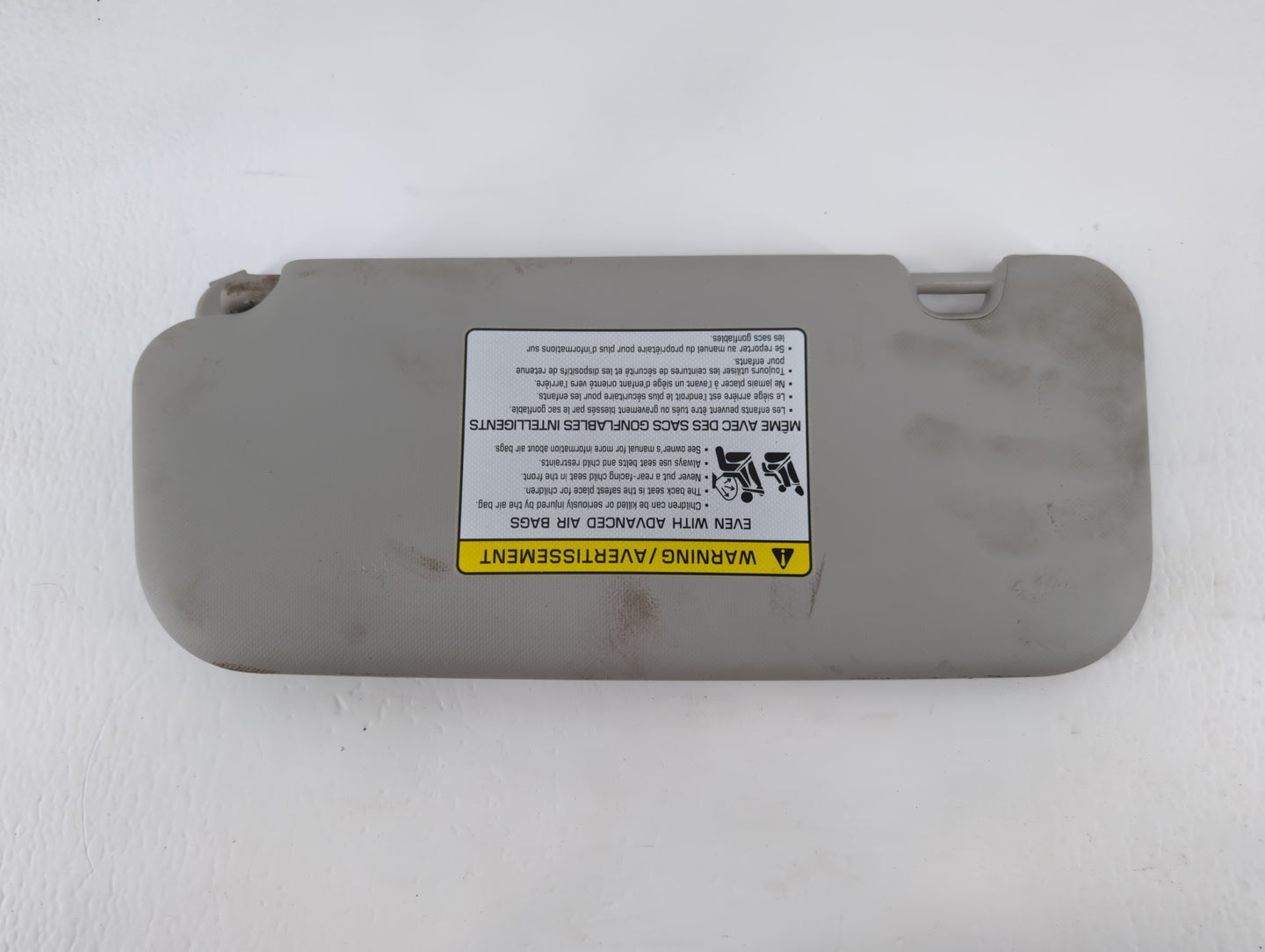 2018-2020 Kia Rio Sun Visor Shade Replacement Passenger Right Mirror Fits Fits 2018 2019 2020 2021 2022 OEM Used Auto Parts 