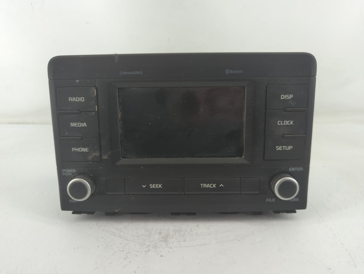 2018-2019 Kia Rio Radio AM FM Cd Player Receiver Replacement P/N:96180-H9850WK Fits Fits 2018 2019 OEM Used Auto Parts - Oem