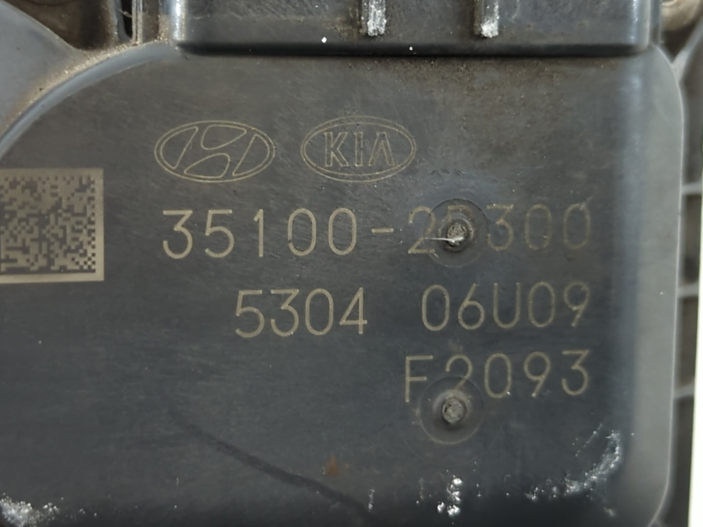 2012-2019 Kia Rio Throttle Body P/N:5304 06U09 35100-2B300 Fits Fits 2012 2013 2014 2015 2016 2017 2018 2019 OEM Used Auto P