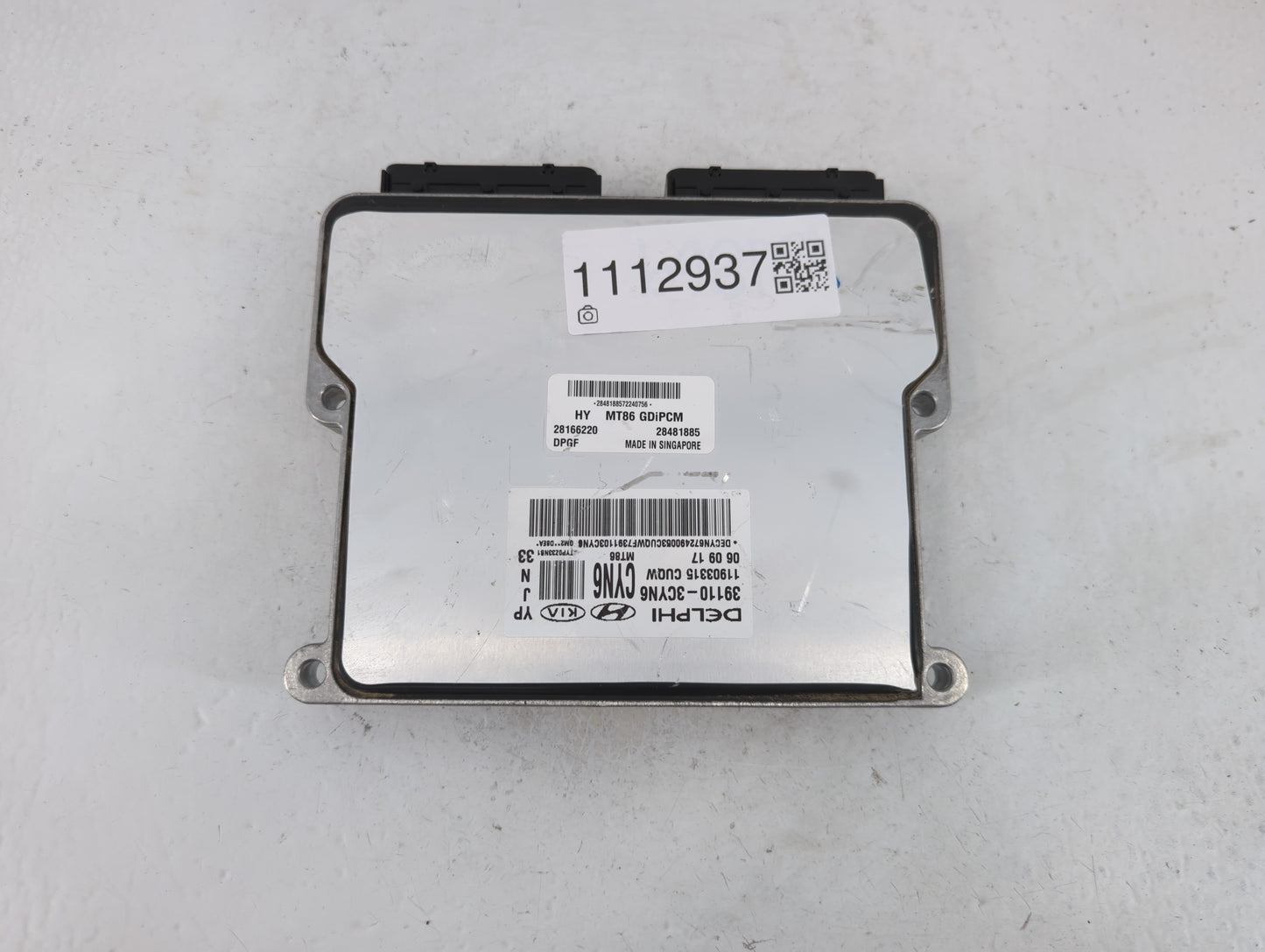2017-2018 Kia Sedona PCM Engine Control Computer ECU ECM PCU OEM P/N:39110-3CYN6 Fits Fits 2017 2018 OEM Used Auto Parts - O