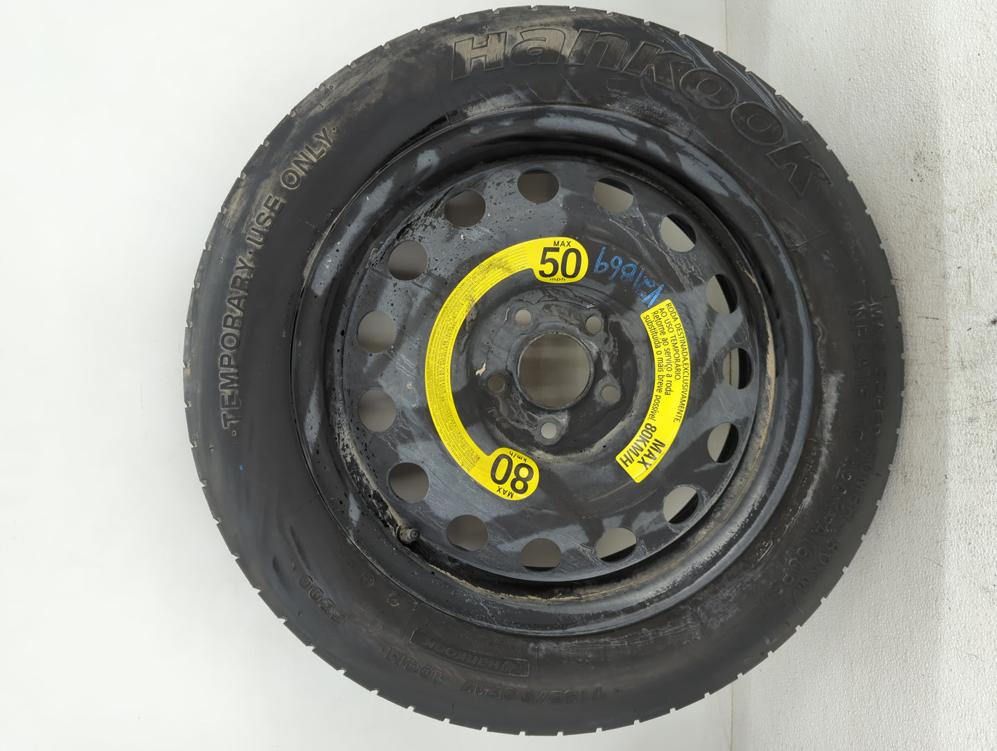 2015-2020 Kia Sedona Spare Donut Tire Wheel Rim Oem - Oemusedautoparts1.com