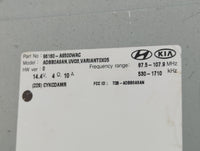 2017-2018 Kia Sedona Radio AM FM Cd Player Receiver Replacement P/N:96160-A9500WAC TQ8-ADBB0A9AN Fits Fits 2017 2018 OEM Use