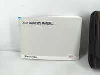 2018 Kia Sedona Owners Manual Book Guide P/N:1A90-EU77C OEM Used Auto Parts - Oemusedautoparts1.com