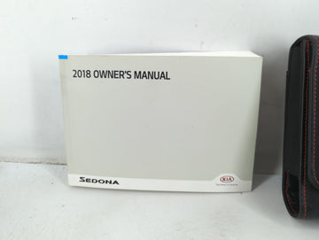 2018 Kia Sedona Owners Manual Book Guide P/N:1A90-EU77C OEM Used Auto Parts