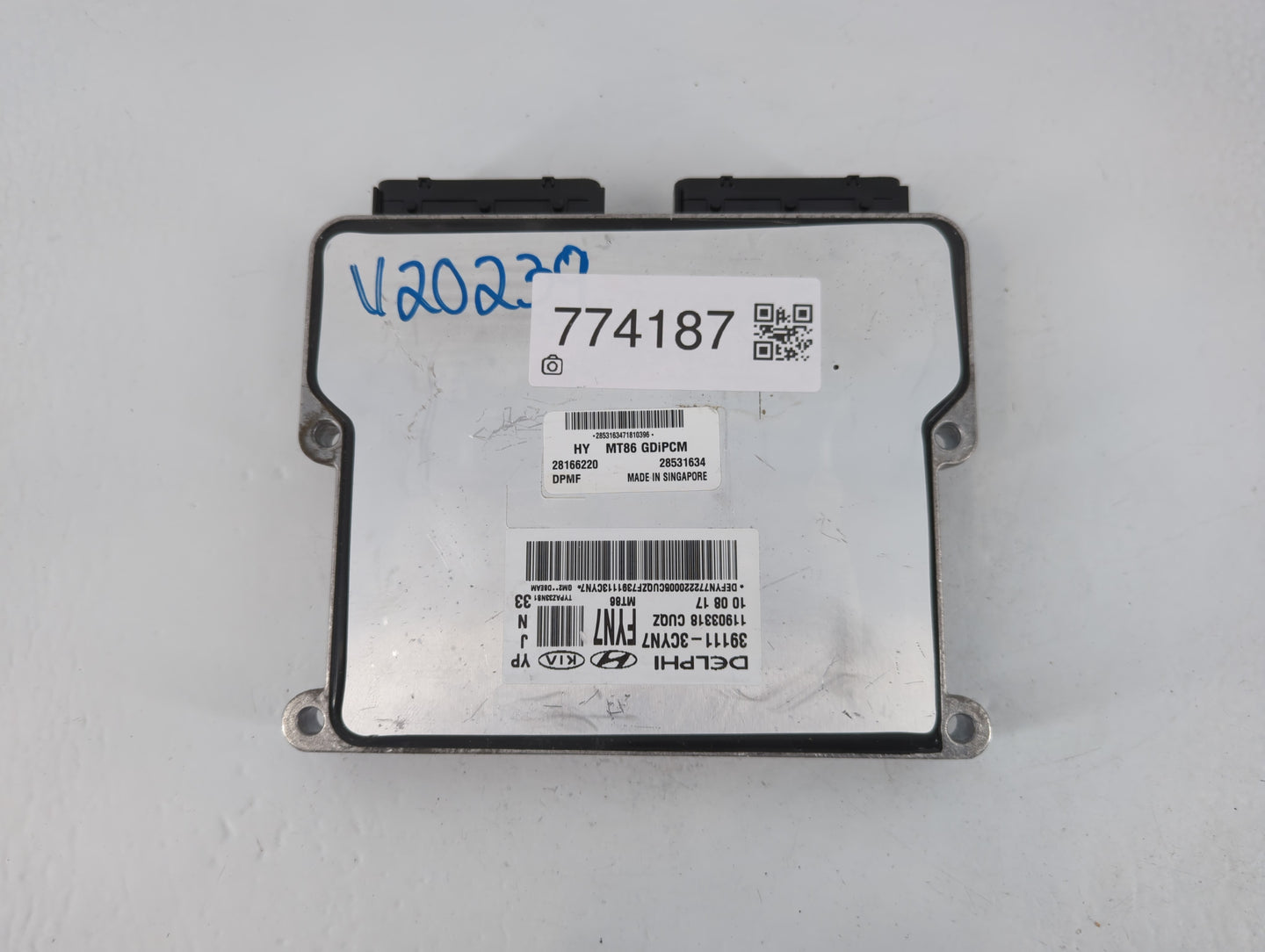 2018 Kia Sedona PCM Engine Control Computer ECU ECM PCU OEM P/N:39111-3CYN7 Fits OEM Used Auto Parts - Oemusedautoparts1.com