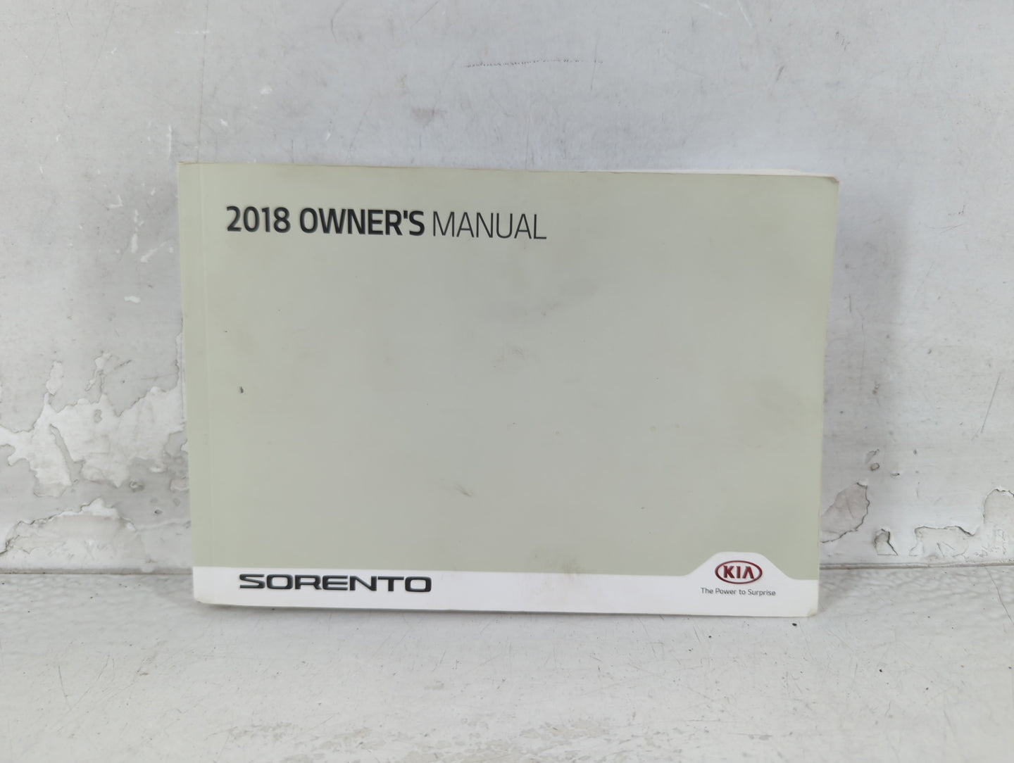2018 Kia Sorento Owners Manual Book Guide P/N:JXG5-EU70D OEM Used Auto Parts - Oemusedautoparts1.com