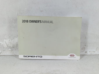 compare product 2018 Kia Sorento Owners Manual Book Guide P/N:JXG5-EU70D OEM Used Auto Parts
