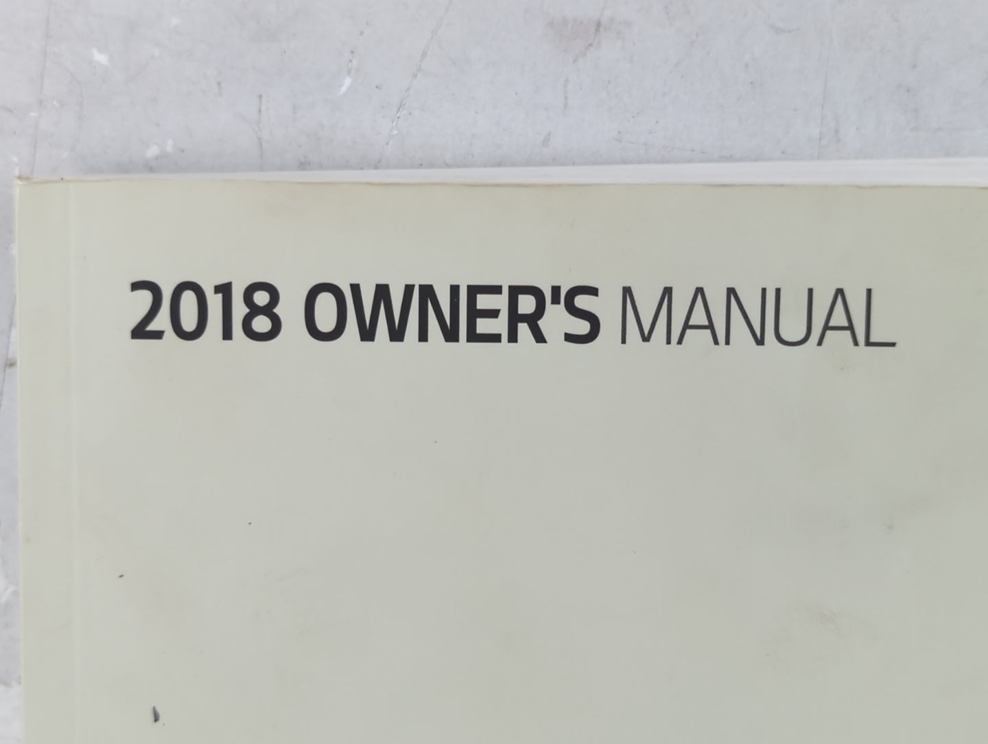2018 Kia Sorento Owners Manual Book Guide P/N:JXG5-EU70D OEM Used Auto Parts - Oemusedautoparts1.com