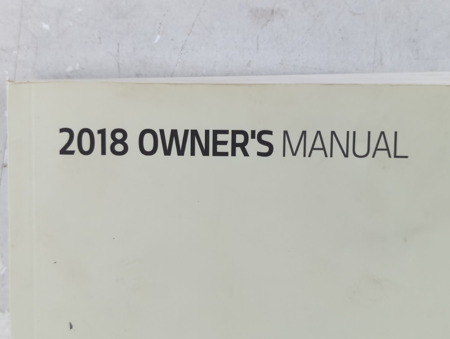 2018 Kia Sorento Owners Manual Book Guide P/N:JXG5-EU70D OEM Used Auto Parts - Oemusedautoparts1.com