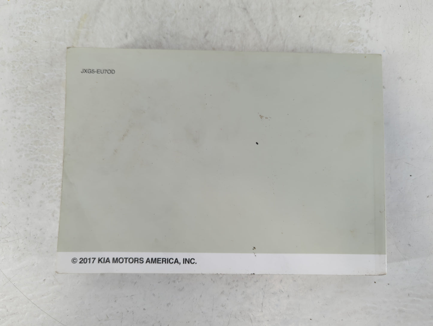 2018 Kia Sorento Owners Manual Book Guide P/N:JXG5-EU70D OEM Used Auto Parts - Oemusedautoparts1.com