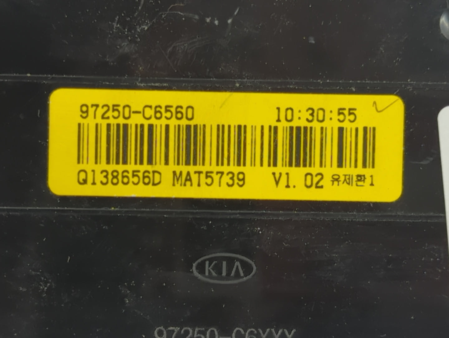 2016-2018 Kia Sorento Climate Control Module Temperature AC/Heater Replacement P/N:97250-C6560 Fits Fits 2016 2017 2018 OEM 