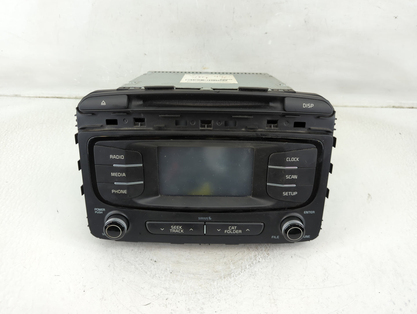 2016-2018 Kia Sorento Radio AM FM Cd Player Receiver Replacement P/N:96180-C6000WK Fits Fits 2016 2017 2018 OEM Used Auto Pa