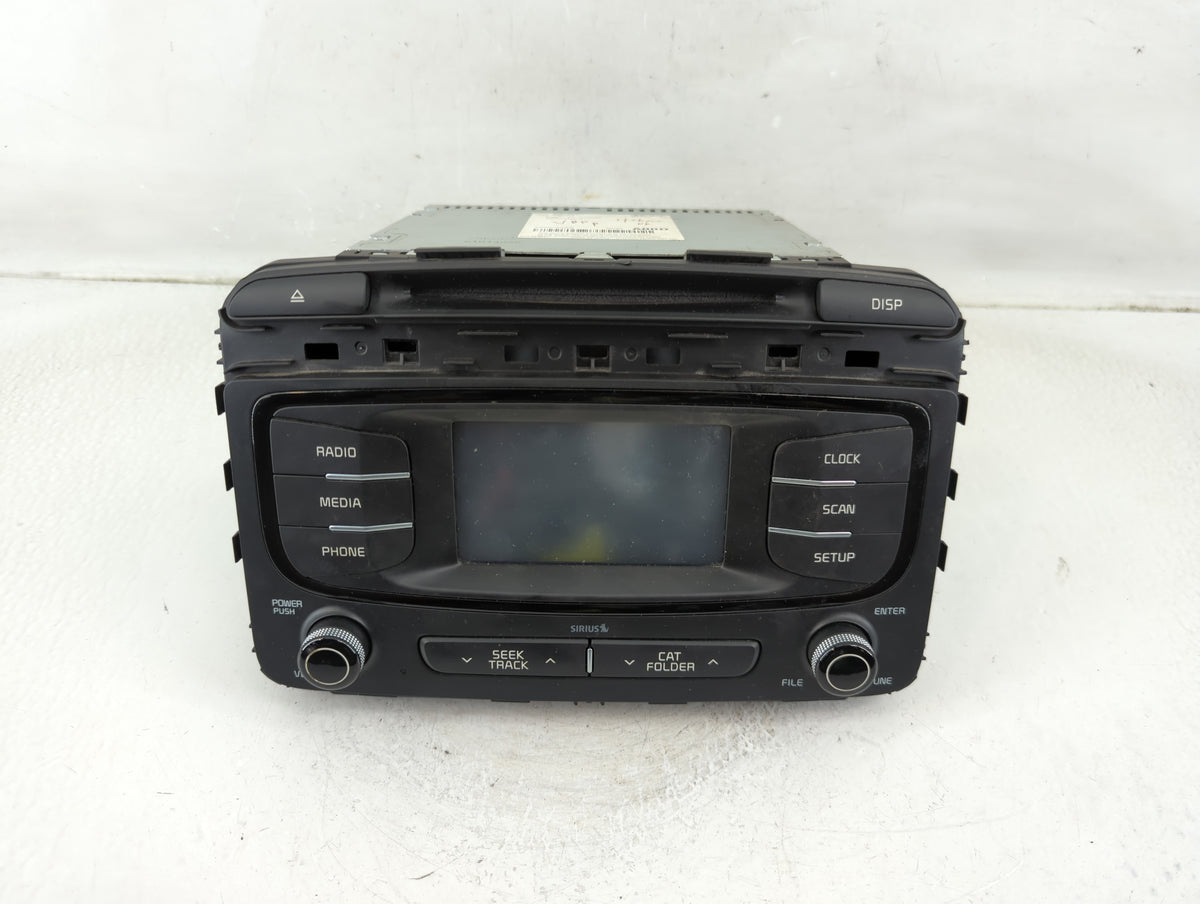 2016-2018 Kia Sorento Radio AM FM Cd Player Receiver Replacement P/N:96180-C6000WK Fits 2016 2017 2018 OEM Used Auto Parts -