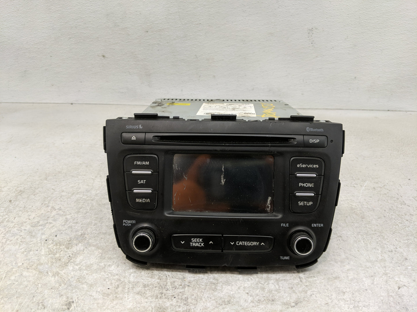 2016-2018 Kia Sorento Radio AM FM Cd Player Receiver Replacement P/N:96160-1U721VA Fits Fits 2016 2017 2018 OEM Used Auto Pa