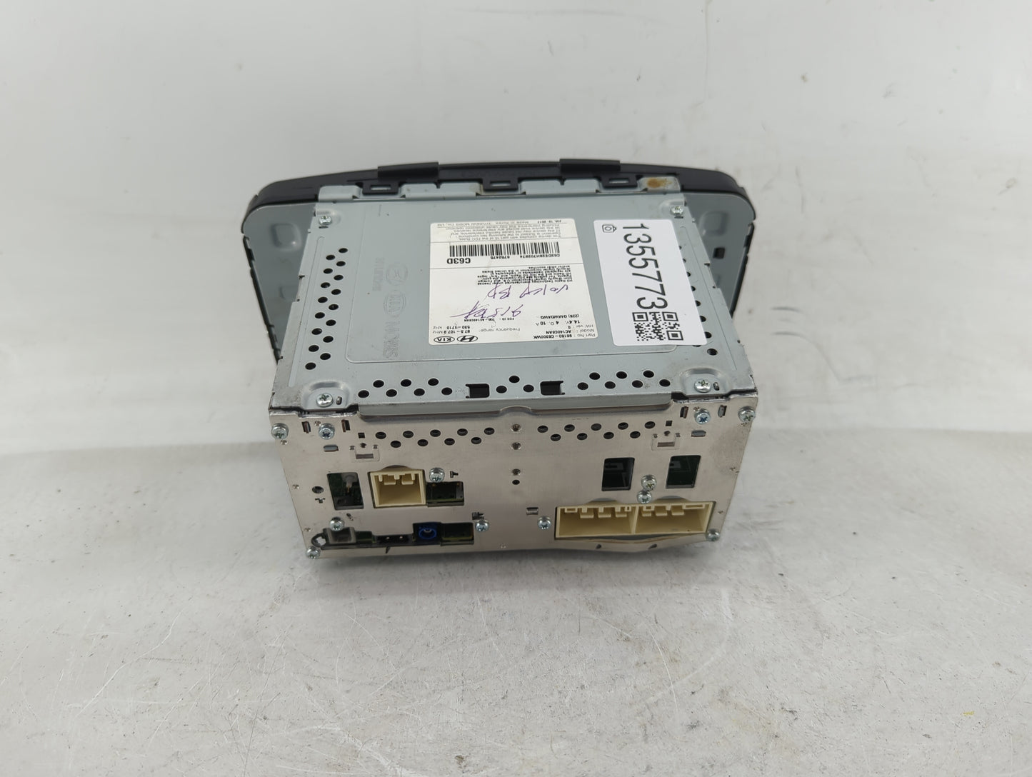 2018 Kia Sorento Radio AM FM Cd Player Receiver Replacement P/N:96160-C6300WK Fits OEM Used Auto Parts - Oemusedautoparts1.c