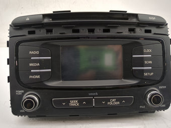 compare product 2016-2018 Kia Sorento Radio AM FM Cd Player Receiver Replacement P/N:96180-C6000WK Fits Fits 2016 2017 2018 OEM Used Auto Parts