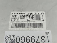 2016-2018 Kia Sorento PCM Engine Control Computer ECU ECM PCU OEM P/N:39101-3CWN2 Fits Fits 2016 2017 2018 OEM Used Auto Par