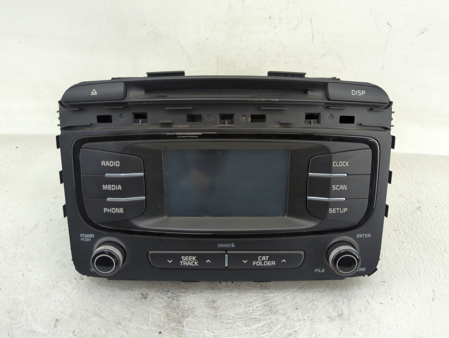 2016-2018 Kia Sorento Radio AM FM Cd Player Receiver Replacement P/N:96180-C6000WK Fits Fits 2016 2017 2018 OEM Used Auto Pa