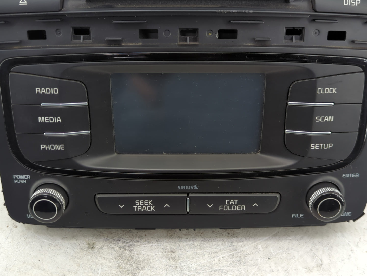 2016-2018 Kia Sorento Radio AM FM Cd Player Receiver Replacement P/N:96180-C6000WK Fits Fits 2016 2017 2018 OEM Used Auto Pa