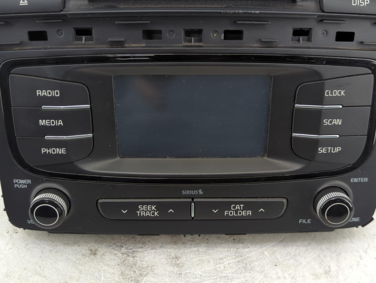 2016-2018 Kia Sorento Radio AM FM Cd Player Receiver Replacement P/N:96180-C6000WK Fits Fits 2016 2017 2018 OEM Used Auto Pa