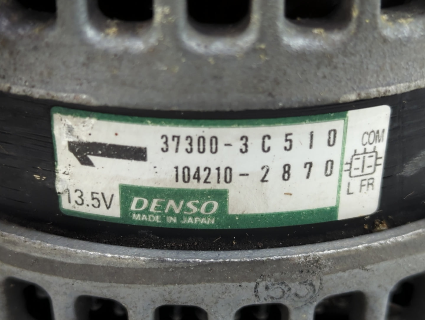 2011-2018 Kia Sorento Alternator Replacement Generator Charging Assembly Engine OEM P/N:104210-2870 37300-3C510 Fits OEM Use