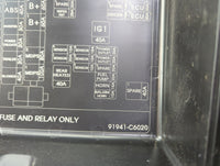 2016-2018 Kia Sorento Fusebox Fuse Box Panel Relay Module P/N:91941-C6020 Fits Fits 2016 2017 2018 OEM Used Auto Parts - Oem