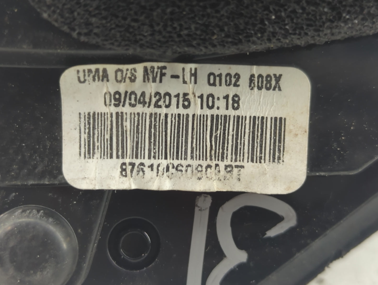 2016-2020 Kia Sorento Driver Side View Mirror - Left Door Mirror OEM Used - Oemusedautoparts1.com