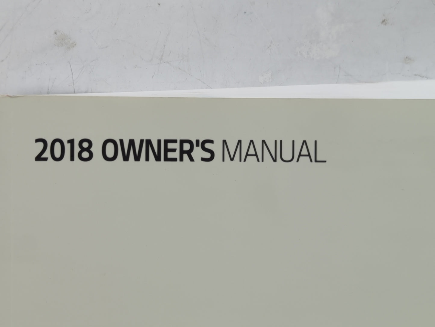 2018 Kia Sorento Owners Manual Book Guide OEM Used Auto Parts - Oemusedautoparts1.com