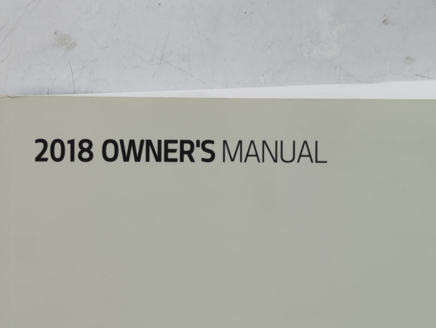 2018 Kia Sorento Owners Manual Book Guide OEM Used Auto Parts - Oemusedautoparts1.com