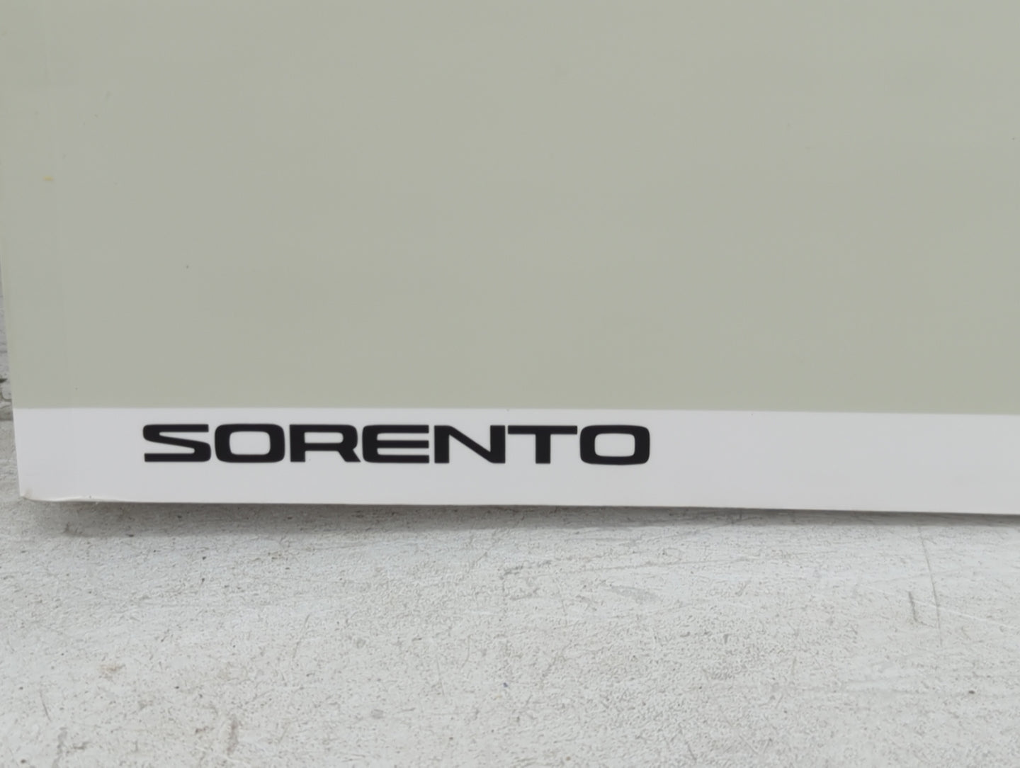2018 Kia Sorento Owners Manual Book Guide OEM Used Auto Parts - Oemusedautoparts1.com