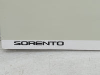 2018 Kia Sorento Owners Manual Book Guide OEM Used Auto Parts - Oemusedautoparts1.com