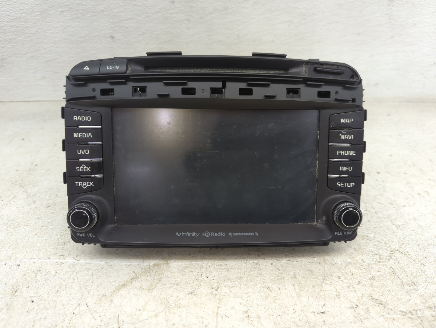 2016-2018 Kia Sorento Radio AM FM Cd Player Receiver Replacement P/N:96560-C6003WK Fits Fits 2016 2017 2018 OEM Used Auto Pa