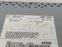 2016-2018 Kia Sorento Radio AM FM Cd Player Receiver Replacement P/N:96560-C6003WK Fits Fits 2016 2017 2018 OEM Used Auto Pa