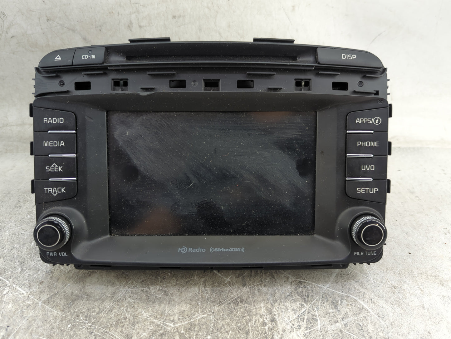 2016-2018 Kia Sorento Radio AM FM Cd Player Receiver Replacement P/N:96160-C6300WK AC140C6AN Fits Fits 2016 2017 2018 OEM Us