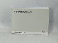 2018 Kia Sorento Owners Manual Book Guide P/N:JXG5-EU77C OEM Used Auto Parts - Oemusedautoparts1.com
