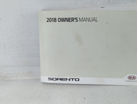 2018 Kia Sorento Owners Manual Book Guide P/N:JXG5-EU74A OEM Used Auto Parts - Oemusedautoparts1.com