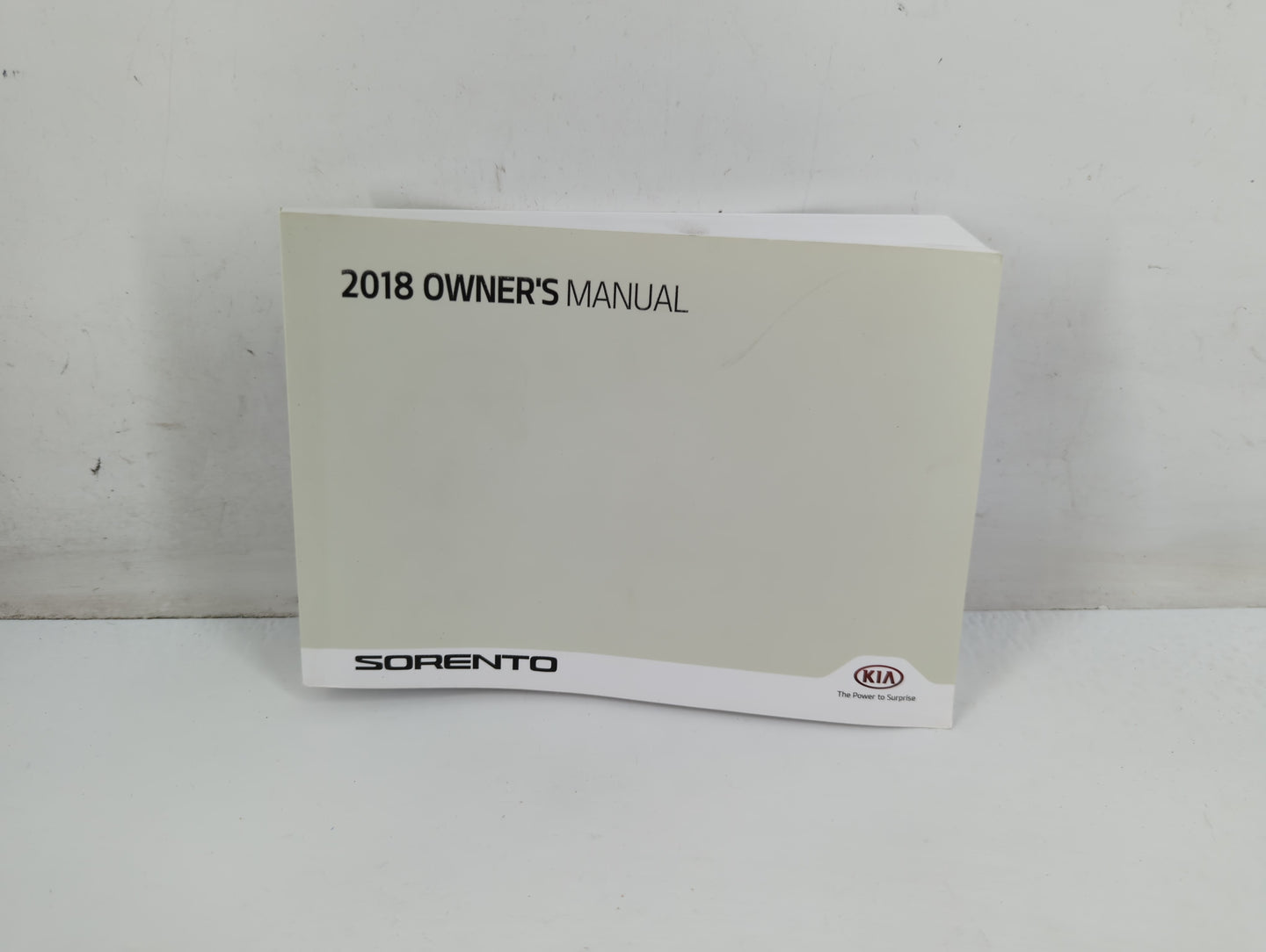 2018 Kia Sorento Owners Manual Book Guide P/N:JXG1-EC74AE OEM Used Auto Parts - Oemusedautoparts1.com