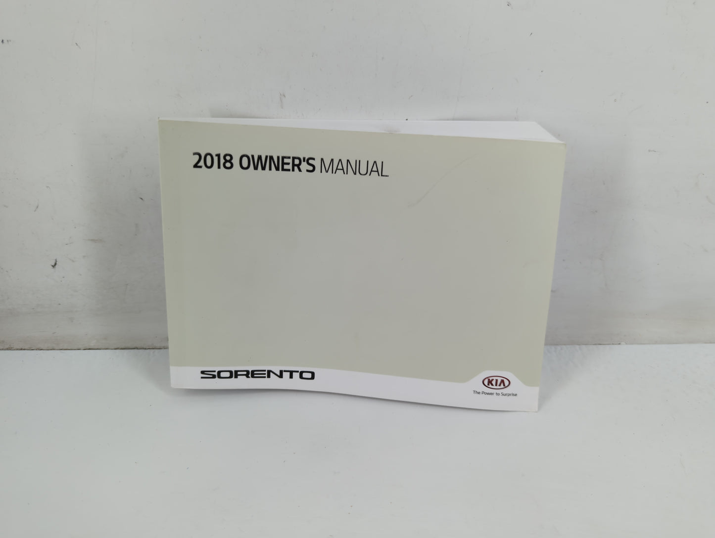 2018 Kia Sorento Owners Manual Book Guide P/N:JXG1-EC74AE OEM Used Auto Parts - Oemusedautoparts1.com