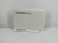 2018 Kia Sorento Owners Manual Book Guide P/N:JXG1-EC74AE OEM Used Auto Parts - Oemusedautoparts1.com